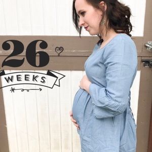 Motherhood Maternity bell sleeved blouse